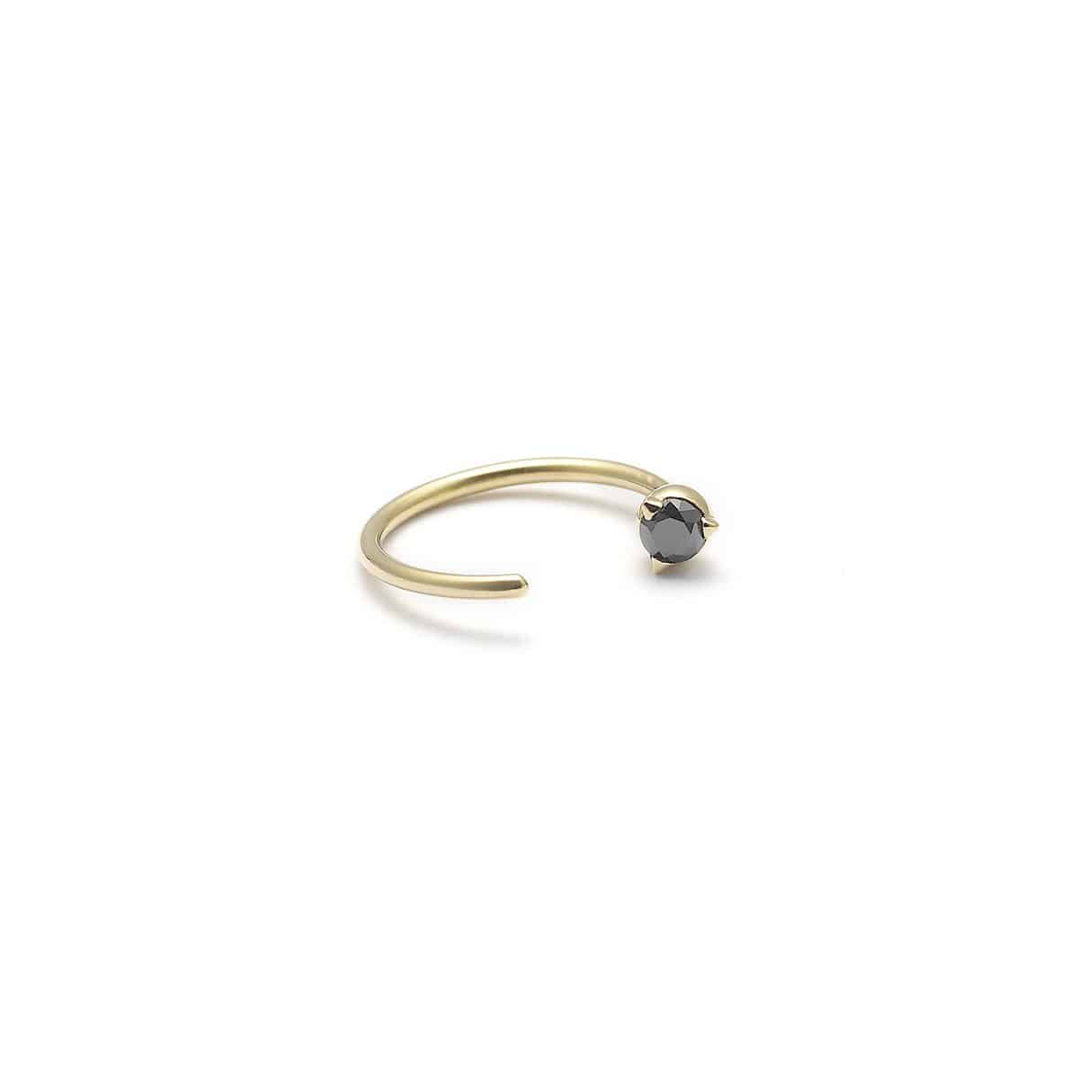 boucle venus diamant noir