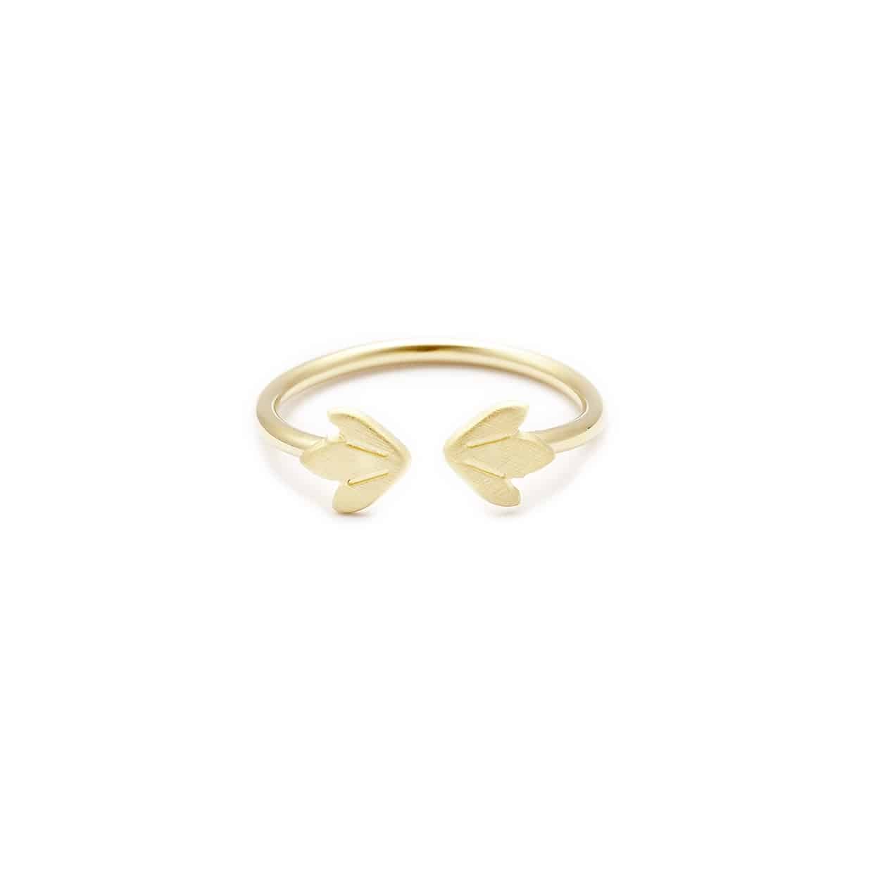 bague femme dorée