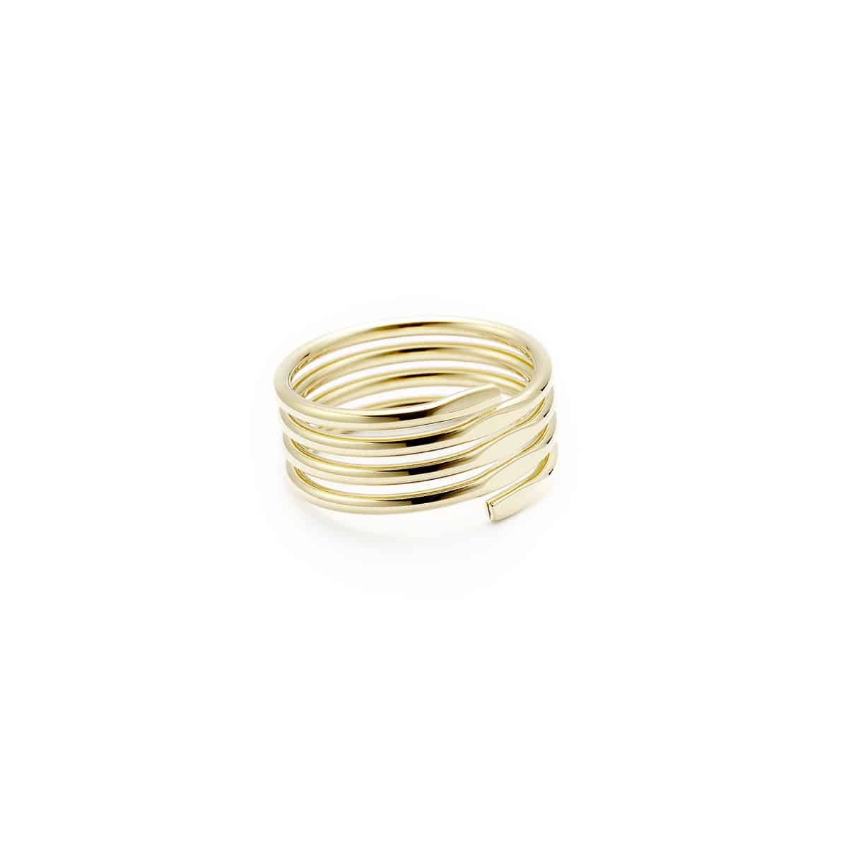 bague nora dorée