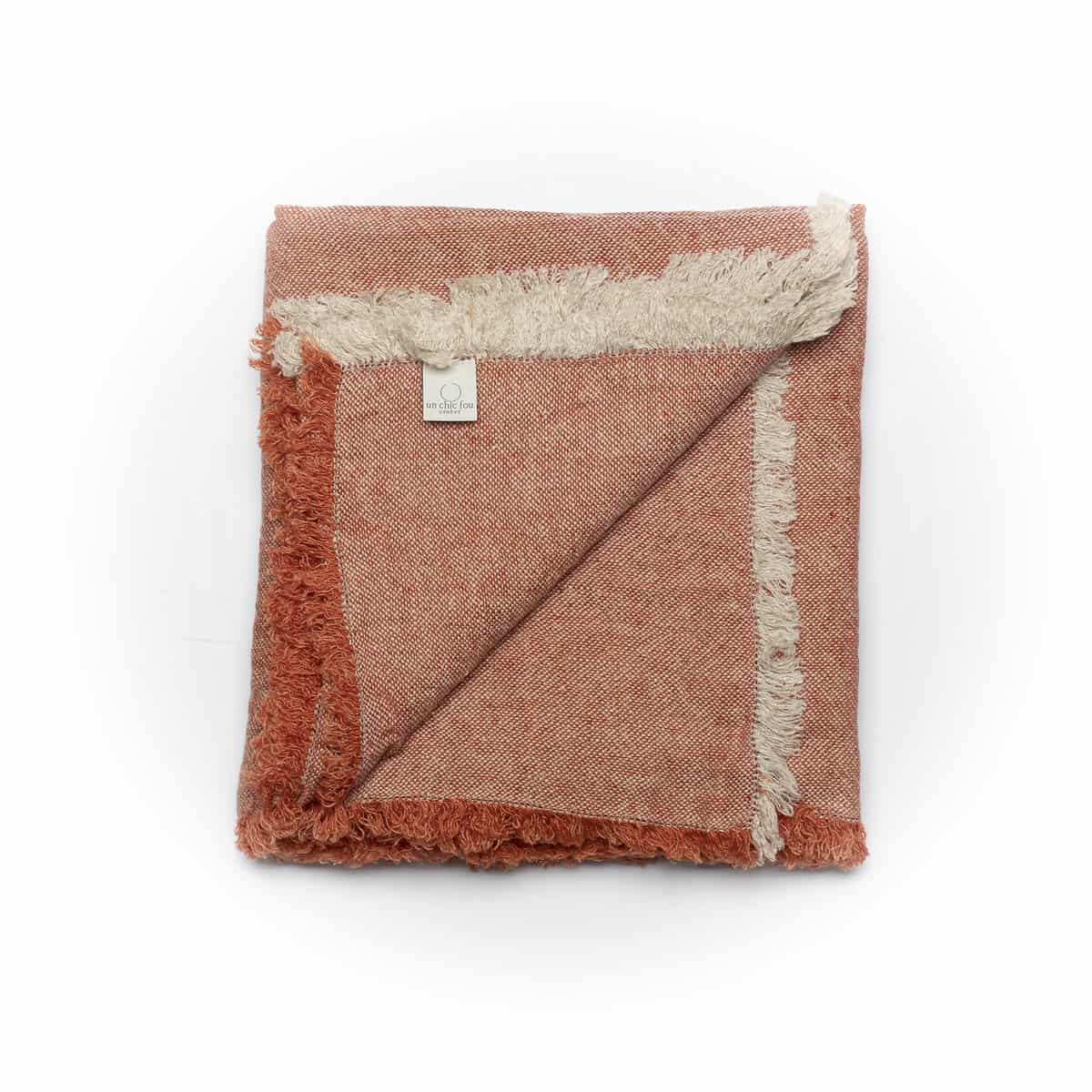 Plaid - Ocre/Ficelle