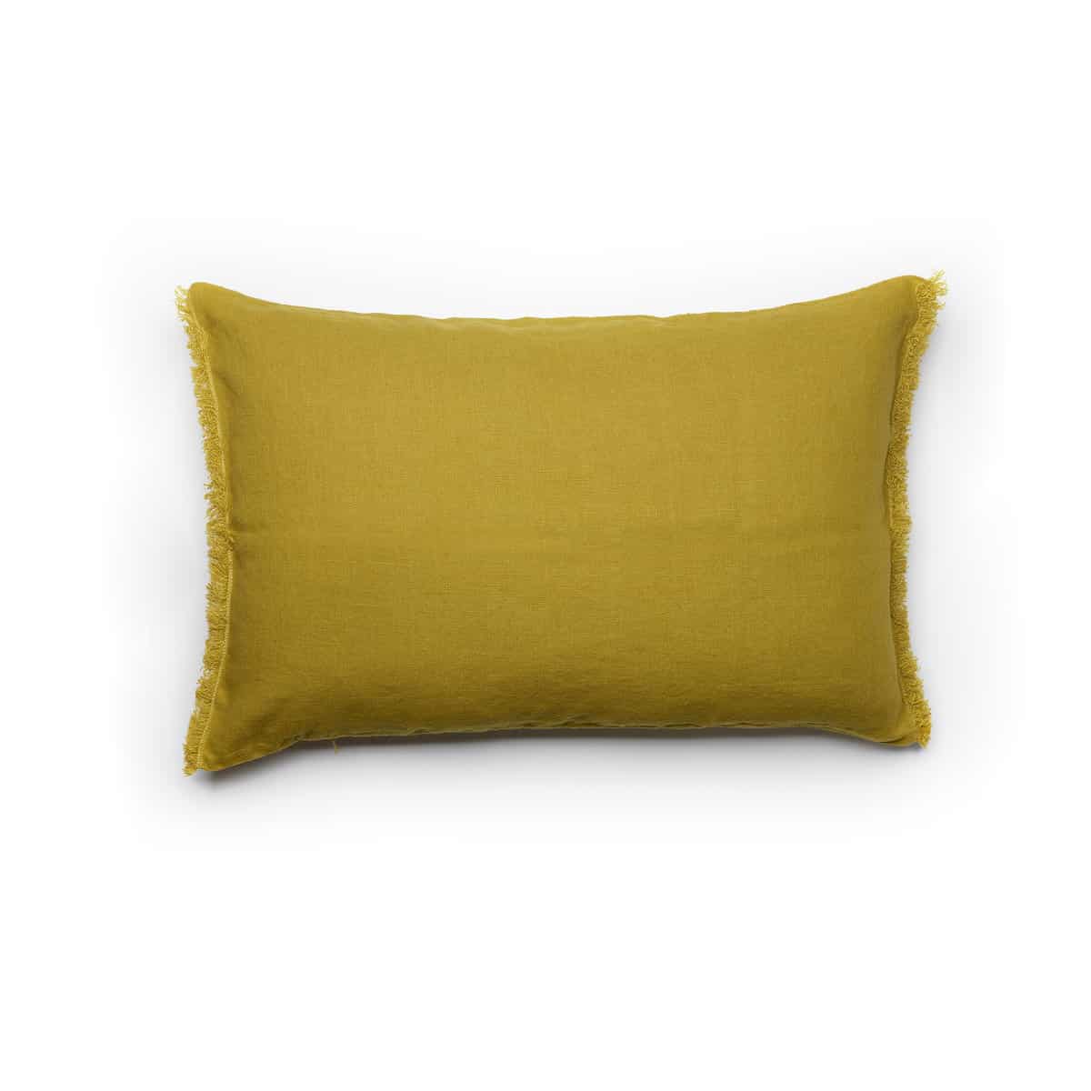Housse de coussin Moutarde