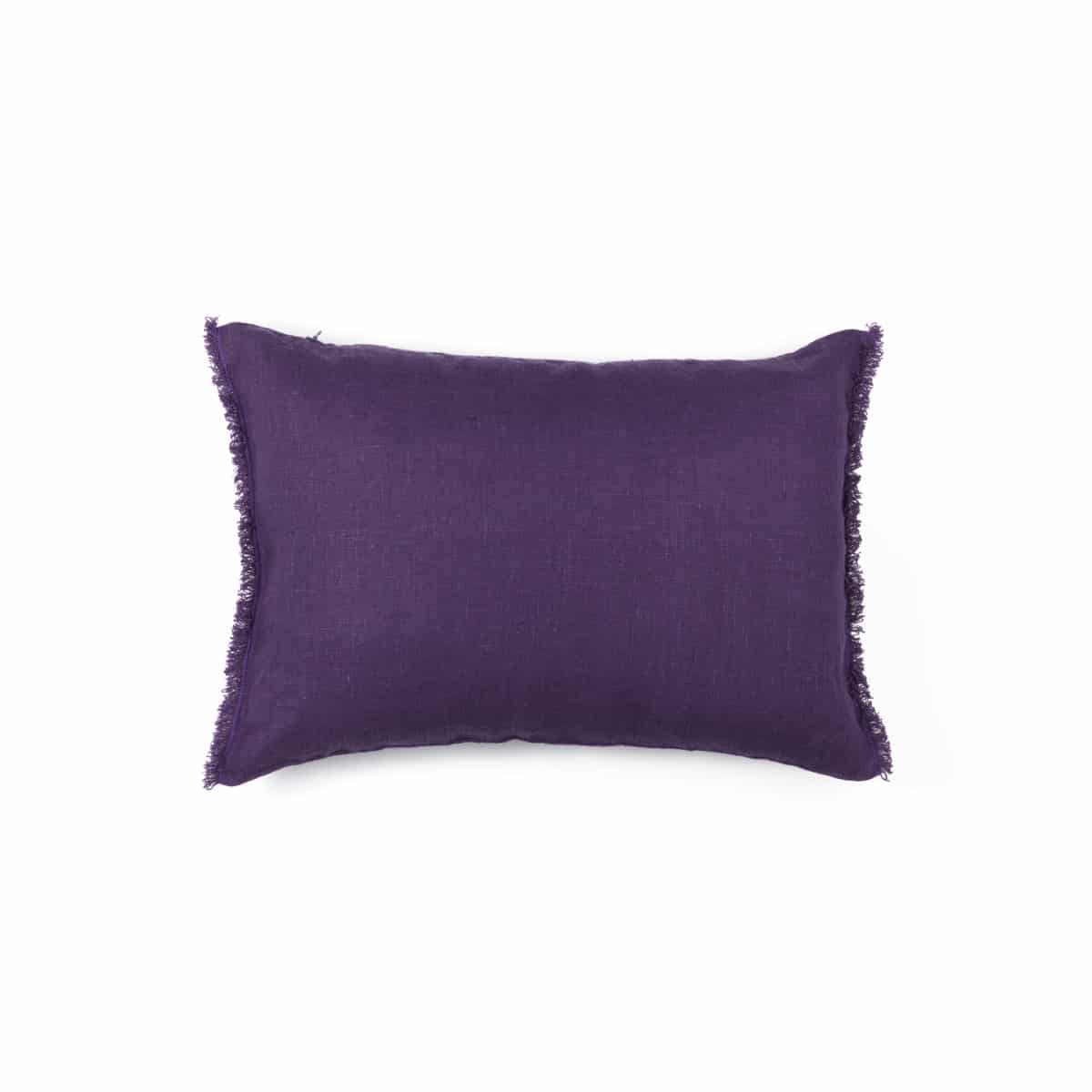 Housse de coussin Aubergine
